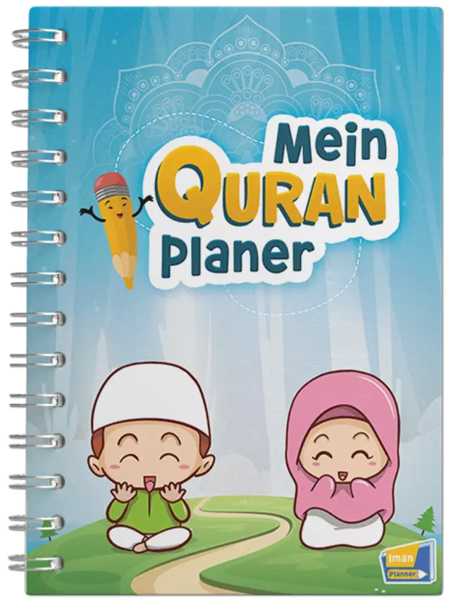 islamisches-geschenk-mein-quran-planer-vorderseite Hochwertiger Quran-Planer für Kinder - das perfekte islamische Geschenk